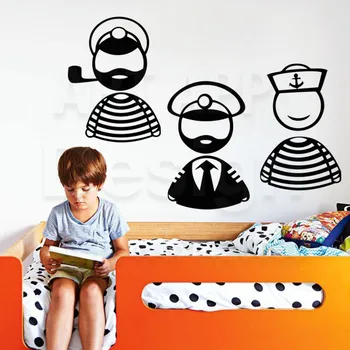 Art new design caption cheap home decor sailors wall sticker removable house decoration Vinyl cartoon seaman room decals
Art new design caption cheap home decor sailors wall sticker removable house decoration Vinyl cartoon seaman room decals