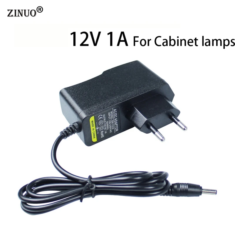 12V 1A Power Adapter Wall Charger 3.5mm *1.35mm EU US Power Supply LED Transfomer For LED Cabinet Lamps
12V 1A Power Adapter Wall Charger 3.5mm *1.35mm EU US Power Supply LED Transfomer For LED Cabinet Lamps
