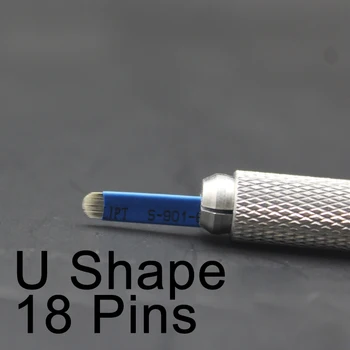 100 PCS 18 Pin U Shape Tattoo Needles Permanent Makeup Eyebrow Embroidery Blade For 3D Microblading Manual Tattoo Pen
100 PCS 18 Pin U Shape Tattoo Needles Permanent Makeup Eyebrow Embroidery Blade For 3D Microblading Manual Tattoo Pen