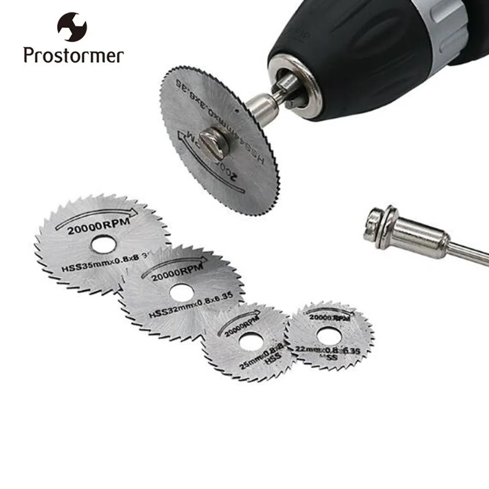 Prostorme 7pcs/set Metal HSS Circular Saw Blade High Speed Steel Woodworking Cutting Discs For Dremel Rotary Tool | Инструменты