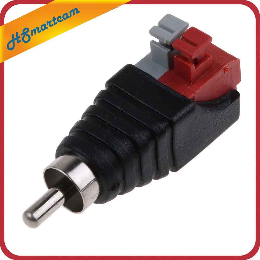 4PCS Speaker Wire A/V Cable to Audio Male RCA Connector Adapter Jack Security & Protection>Transmission & Cables
4PCS Speaker Wire A/V Cable to Audio Male RCA Connector Adapter Jack Security & Protection>Transmission & Cables