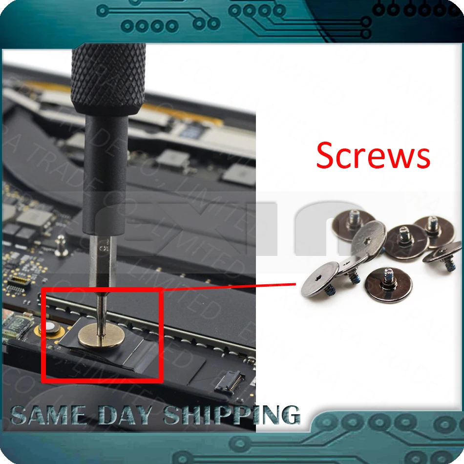 Genuine A1706 A1707 A1989 A1990 A1932 Battery Screw Screws for Apple Macbook Air Pro Retina 13" 15'' 2016-2018 Year
Genuine A1706 A1707 A1989 A1990 A1932 Battery Screw Screws for Apple Macbook Air Pro Retina 13" 15'' 2016-2018 Year