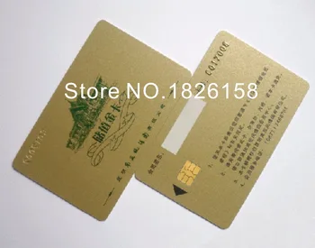 SLE 4442 FM4442 Printable Smart PVC Card Contact Smart Card With Customized Printing LG
