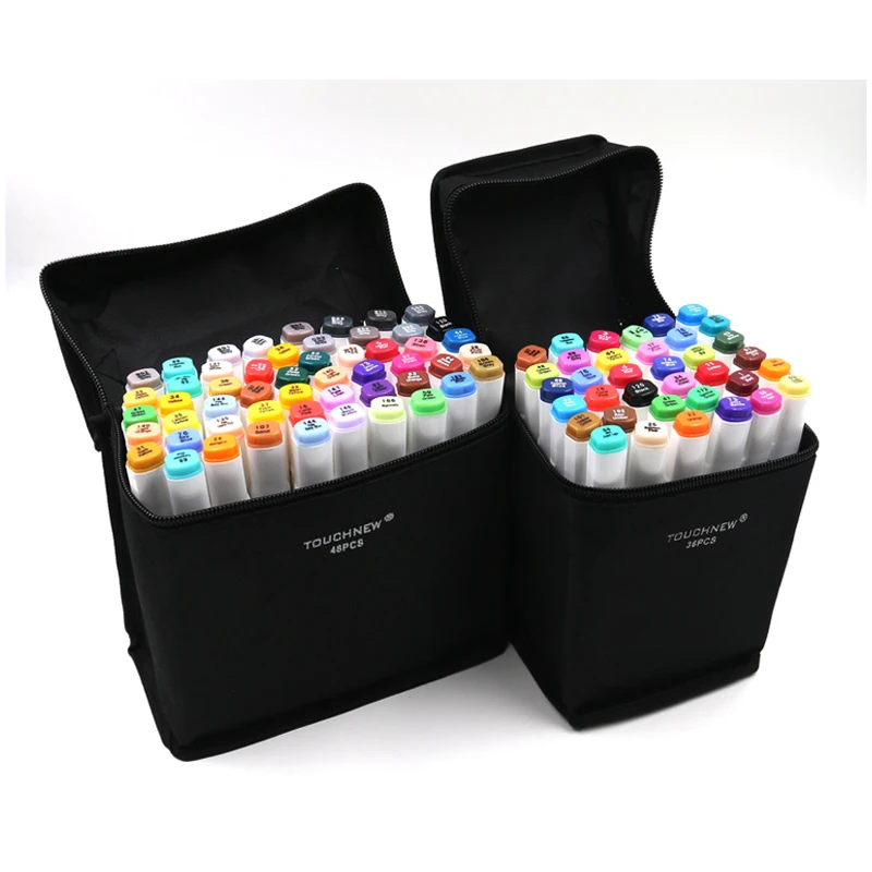 36 48 Color Set TOUCHNEW Sketch Graphic Paint Doodle Drawing Art Twin Marker Pens With Carry Bag
36 48 Color Set TOUCHNEW Sketch Graphic Paint Doodle Drawing Art Twin Marker Pens With Carry Bag