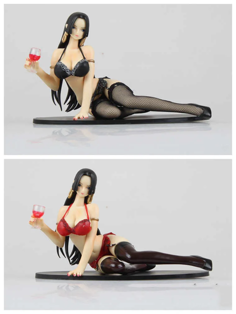 11cm One Piece Shichibukai Pirate Empress Boa Hancock Black red Underwear Toys PVC Action Figure Bikini brinquedos Free shipping
11cm One Piece Shichibukai Pirate Empress Boa Hancock Black red Underwear Toys PVC Action Figure Bikini brinquedos Free shipping