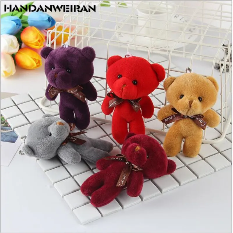 one pieces 13cm Cute cartoon erect bow bear plush toy mini animal stuffed plush pendant bouquet bear toy for Party wedding gift
one pieces 13cm Cute cartoon erect bow bear plush toy mini animal stuffed plush pendant bouquet bear toy for Party wedding gift