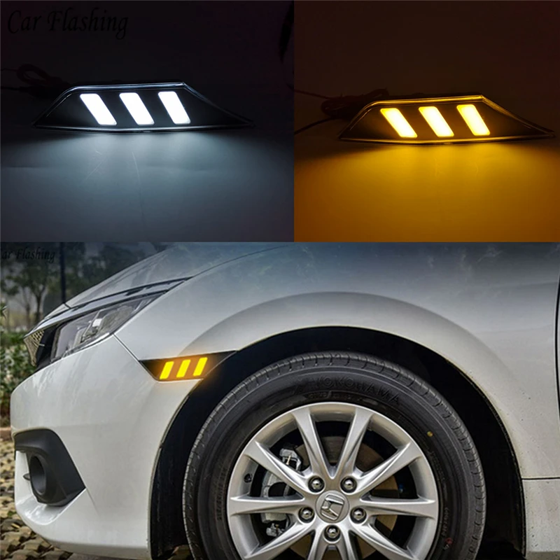 2pcs Car LED Side Turn Signal Lamp/Light Replacement Parts Upgrade For HONDA CIVIC Sedan 10th/ tenth Gen 2016 2017 2018
2pcs Car LED Side Turn Signal Lamp/Light Replacement Parts Upgrade For HONDA CIVIC Sedan 10th/ tenth Gen 2016 2017 2018