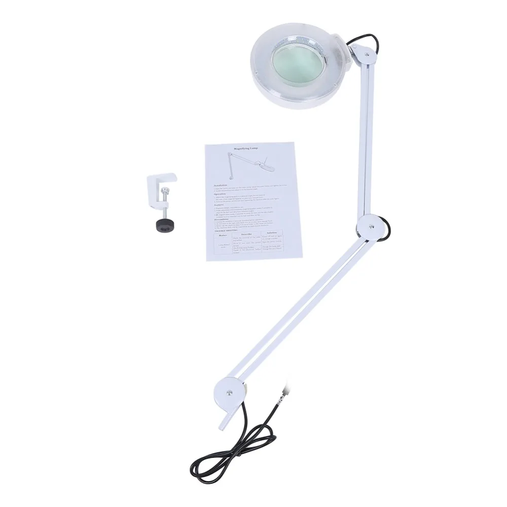 Professional 8X Magnifying Illuminated Desktop LED Lamp with Clamp Swivel Arm Reading Beauty Lighting
Professional 8X Magnifying Illuminated Desktop LED Lamp with Clamp Swivel Arm Reading Beauty Lighting