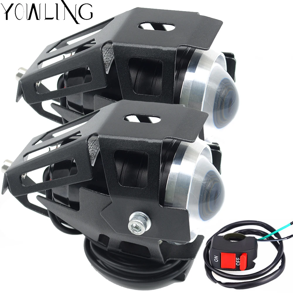 125W 3000LM U5 12 LED Motorcycle Headlight Daylight Spot Light Head Lamp Moto Driving Spot Fog Light Head Lamp with Switch
125W 3000LM U5 12 LED Motorcycle Headlight Daylight Spot Light Head Lamp Moto Driving Spot Fog Light Head Lamp with Switch