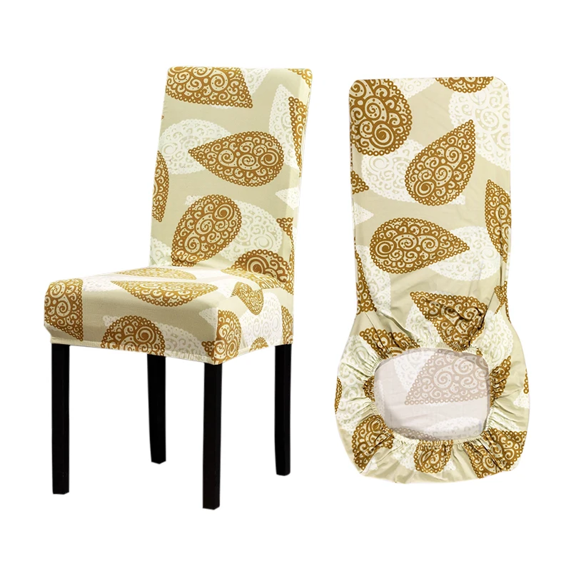 Elastic Chair Cover Printing Chair Covers Spandex Stretch Dining Room Seat Cover Protective Case for Restaurant housse de chaise
Elastic Chair Cover Printing Chair Covers Spandex Stretch Dining Room Seat Cover Protective Case for Restaurant housse de chaise