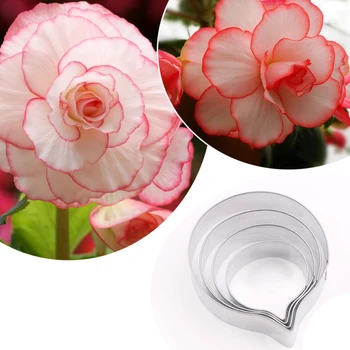 Begonia 4Pcs Stainless Stell Cookie Cutter Pastry & Biscuit Baking Cutter Cake Decorating Tools Cupcake Mold Fondant Tools
Begonia 4Pcs Stainless Stell Cookie Cutter Pastry & Biscuit Baking Cutter Cake Decorating Tools Cupcake Mold Fondant Tools