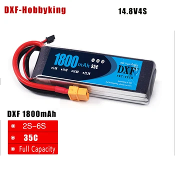 2017 DXF Power High Quality lipo battery 14.8v 1800mAh 4S 35C For rc helicopter rc car rc boat quadcopter Li-Polymer battey
2017 DXF Power High Quality lipo battery 14.8v 1800mAh 4S 35C For rc helicopter rc car rc boat quadcopter Li-Polymer battey