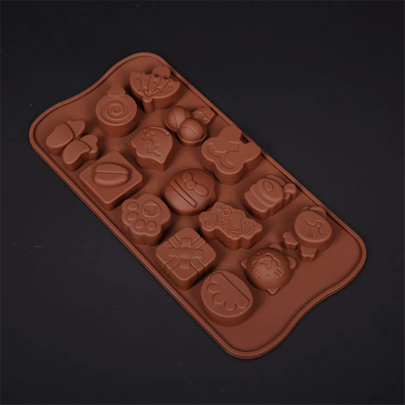 Supply Silicone Mold 15 Groceries Candy Chocolate Ice Grid Mold Diy Baking Mold Bell Umbrella Gift Bow-Knot Cartoon Model KK157
Supply Silicone Mold 15 Groceries Candy Chocolate Ice Grid Mold Diy Baking Mold Bell Umbrella Gift Bow-Knot Cartoon Model KK157