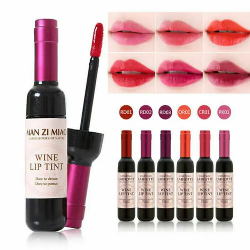 6 Colors Matte Liquid Lipstick Red Wine Bottle Shaped Lip Gloss Waterproof Long Lasting Lipgloss Moisturize Lip Non-stick Tint
6 Colors Matte Liquid Lipstick Red Wine Bottle Shaped Lip Gloss Waterproof Long Lasting Lipgloss Moisturize Lip Non-stick Tint