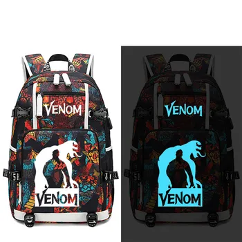 Cartoon Venom Backpack USB Port Rucksack Bag Snake Pattern Teenager Student BookBags travel Shoulder Laptop Bag
Cartoon Venom Backpack USB Port Rucksack Bag Snake Pattern Teenager Student BookBags travel Shoulder Laptop Bag
