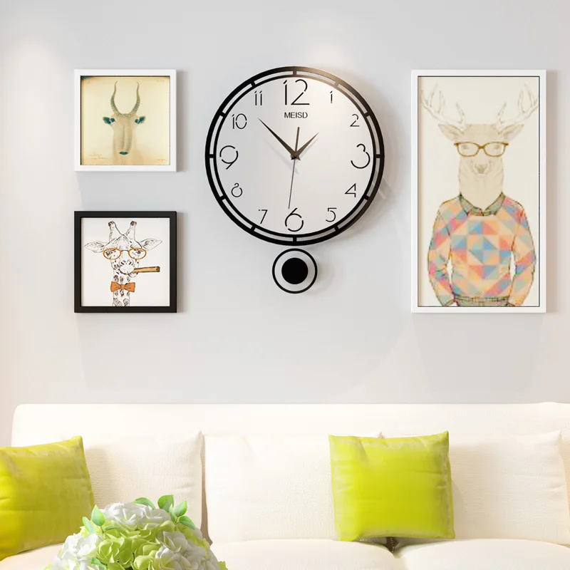 Swingable Wall Clock Battery Operated Silent Large Quartz Hanging Clock Modern Design Living Room White Watch Free Shipping YX30
Swingable Wall Clock Battery Operated Silent Large Quartz Hanging Clock Modern Design Living Room White Watch Free Shipping YX30