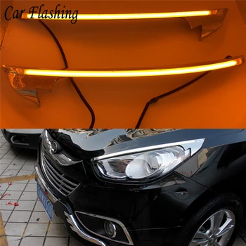 2PCS LED Daytime Running Light Yellow Turn Signal Relay Car Headlight Eyebrow Decoration For Hyundai IX35 2010 2011 2012 2013 
2PCS LED Daytime Running Light Yellow Turn Signal Relay Car Headlight Eyebrow Decoration For Hyundai IX35 2010 2011 2012 2013