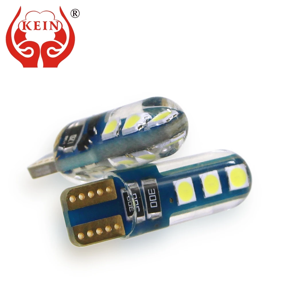 KEIN 6pcs Super Bright silicone 3030 6SMD T10 W5W led 194 Nonpolarity t10 led car light Side Wedge Signal Lamp Bulb 12V 6000K
KEIN 6pcs Super Bright silicone 3030 6SMD T10 W5W led 194 Nonpolarity t10 led car light Side Wedge Signal Lamp Bulb 12V 6000K