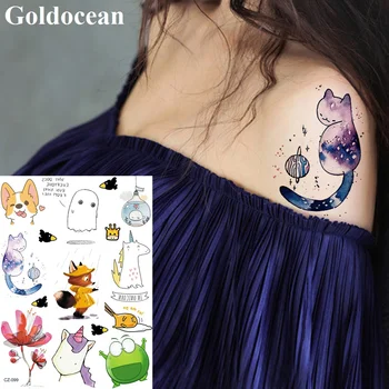 Hot Galaxy Cats Cartoon For Kid In Bulk Fake Tattoos Temporary Waterproof Children Unicorn Tattoo Stickers Body Art Women Tatoos
Hot Galaxy Cats Cartoon For Kid In Bulk Fake Tattoos Temporary Waterproof Children Unicorn Tattoo Stickers Body Art Women Tatoos