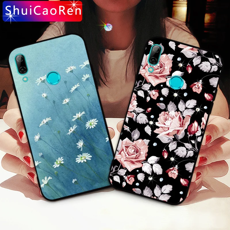 Luxury Rhinestone Case For Huawei P Smart FIG-LX1 Silicone Flower Rose Back TPU Cases For Huawei P Smart 2019 Back Cover
Luxury Rhinestone Case For Huawei P Smart FIG-LX1 Silicone Flower Rose Back TPU Cases For Huawei P Smart 2019 Back Cover