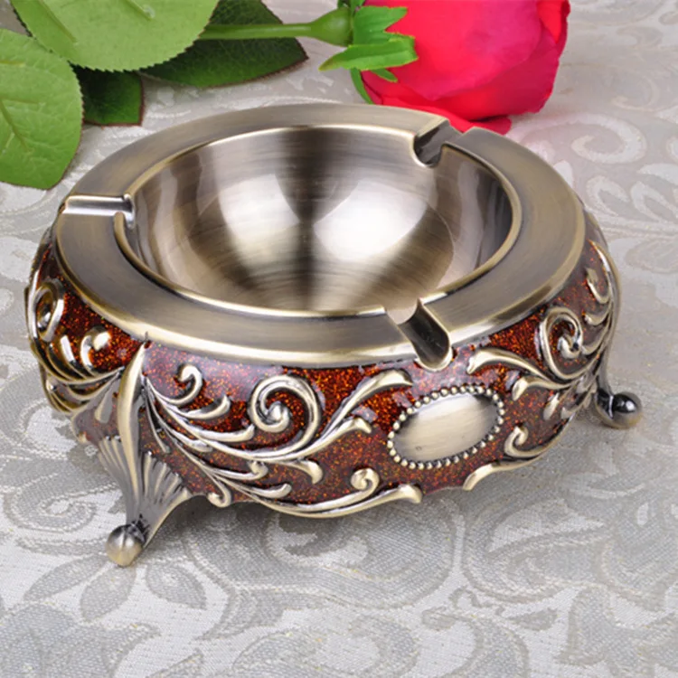 15cm Metal Decor Ashtray Friend Husband Gift Vintage Home Decoration Cigar Stand Smoke tray Cigarette Holder Ashes Container
15cm Metal Decor Ashtray Friend Husband Gift Vintage Home Decoration Cigar Stand Smoke tray Cigarette Holder Ashes Container