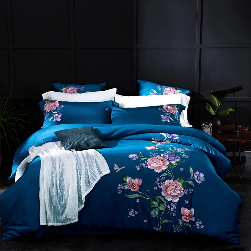 Luxury flower bed linen set bedding sets Home Textiles Embroidery Wedding / Festivals Bed Set new queen king bed sheet bed set
Luxury flower bed linen set bedding sets Home Textiles Embroidery Wedding / Festivals Bed Set new queen king bed sheet bed set
