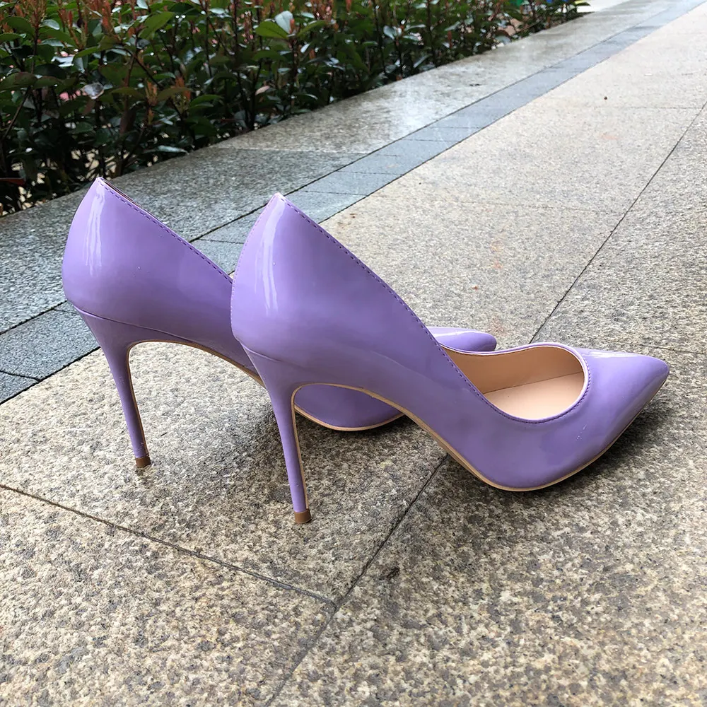 Veowalk Classic Design Women Pointed Toe High Heel Shoes Elegant OL ladies Fashion Slip on Pumps Woman Stilettos Light Purple Veowalk Classic Design Women Pointed Toe High Heel Shoes Elegant OL ladies Fashion Slip on Pumps Woman Stilettos Light Purple