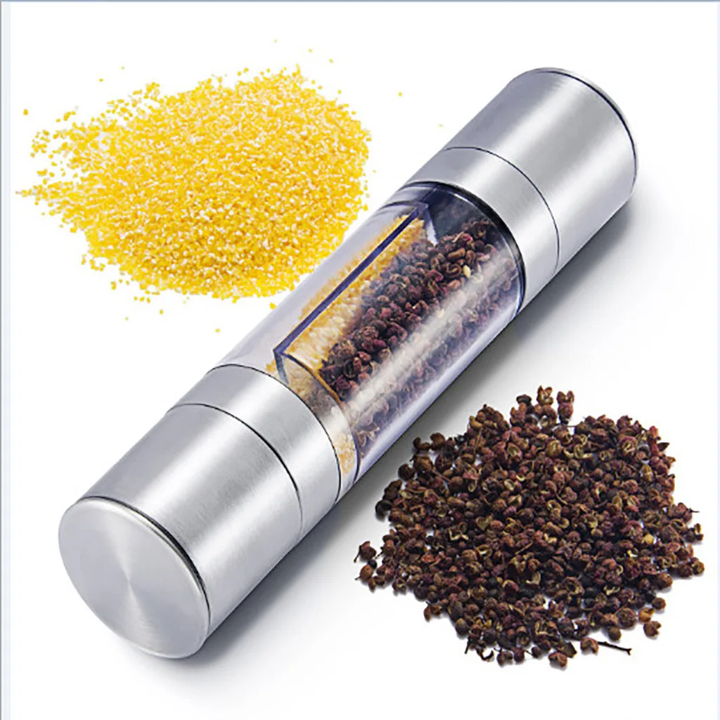 Stainless Steel Manual Salt and Pepper Shakers Herb parsley mill grinder pepper Mill with Adjustable Ceramic Grinder 2019 NEW
Stainless Steel Manual Salt and Pepper Shakers Herb parsley mill grinder pepper Mill with Adjustable Ceramic Grinder 2019 NEW