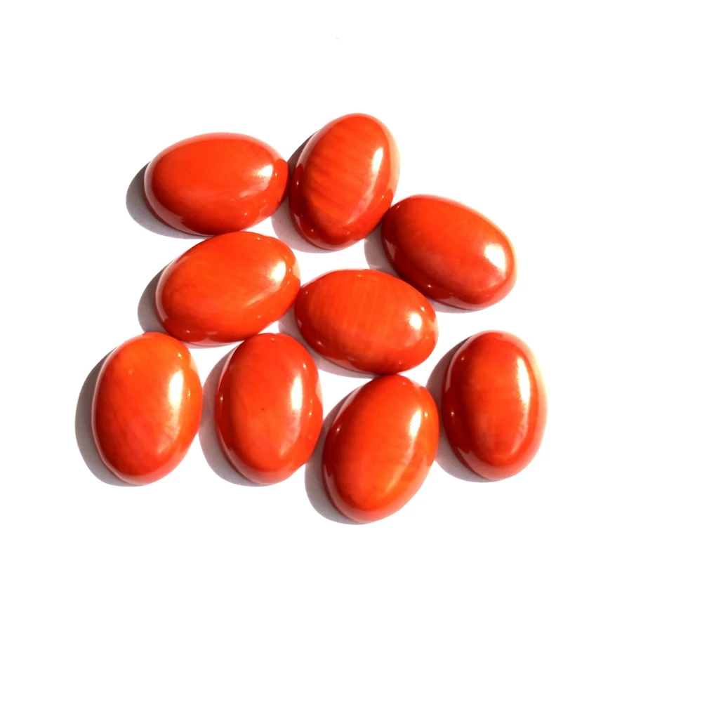 Wholesale 5pcs/lot Natural Orange Red Coral Bead Cabochon Jewelry Ring Face 10x14mm Oval Gem stone Beads Cabochons
Wholesale 5pcs/lot Natural Orange Red Coral Bead Cabochon Jewelry Ring Face 10x14mm Oval Gem stone Beads Cabochons