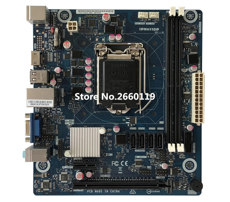 Desktop mainboard for H110 IPMH110P 17x17cm 1151 ITX DDR4 motherboard Fully tested
Desktop mainboard for H110 IPMH110P 17x17cm 1151 ITX DDR4 motherboard Fully tested