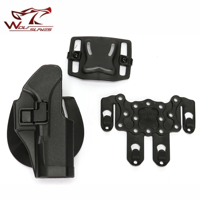 CQC Tactical Glock Holster with Belt MOLLE Platform Adapter Military Airsoft Gun Hunting Accessories for Glock 17,19,22,23 31
CQC Tactical Glock Holster with Belt MOLLE Platform Adapter Military Airsoft Gun Hunting Accessories for Glock 17,19,22,23 31