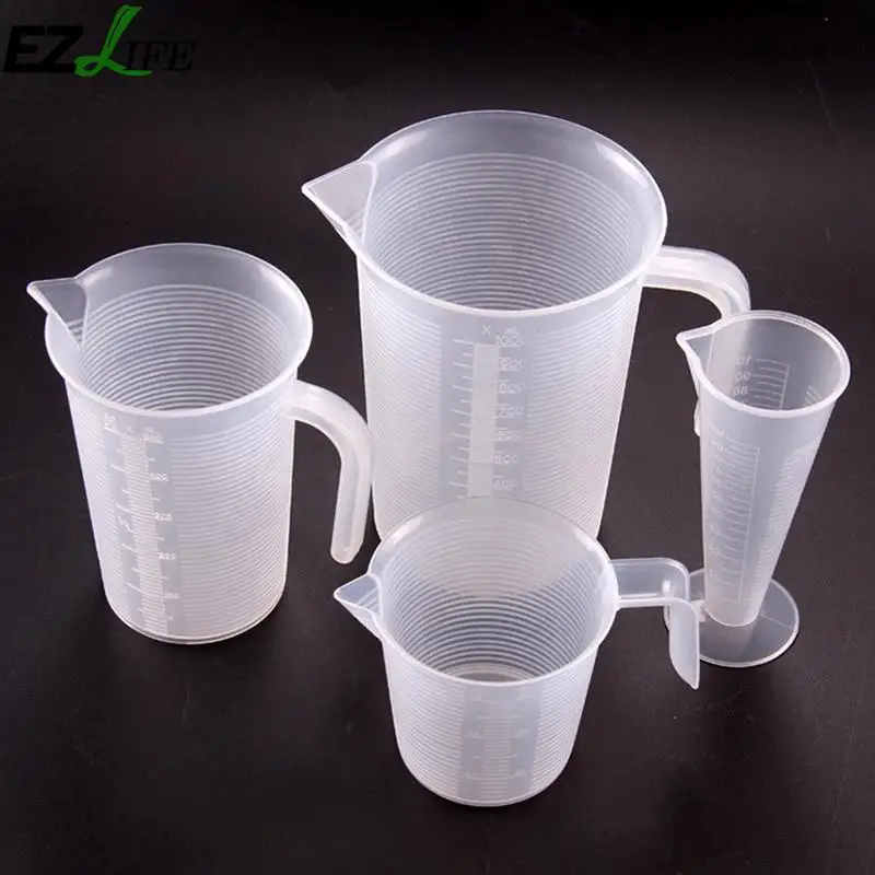 

EZLIFE 100ml 250ml 500ml 1000ml Transparent cup scale Plastic measuring cup Measuring Tools for baking kitchen tools KT0151