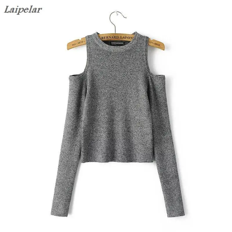 Sexy Women Off Shoulder Long Sleeve Knitted Sweater Solid Skinny Slim Sweater Laipelar
Sexy Women Off Shoulder Long Sleeve Knitted Sweater Solid Skinny Slim Sweater Laipelar