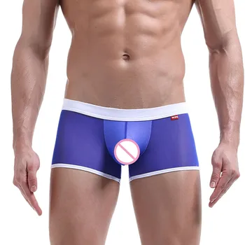 AIIOU Men Boxer Shorts Transparent Underwear Mesh Breathable Sexy Big Pouch U Convex Gay Comfortable Soft Underpants Men Boxers
AIIOU Men Boxer Shorts Transparent Underwear Mesh Breathable Sexy Big Pouch U Convex Gay Comfortable Soft Underpants Men Boxers