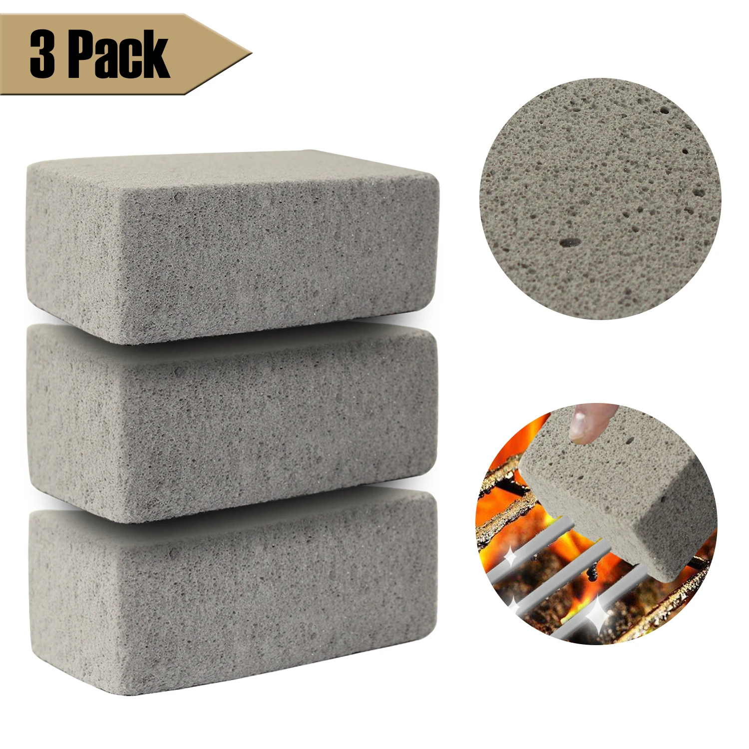 Kitopens Grill Cleaner Stone Commercial Magic-Stone Grill Cleaner Scrub - A Magic Stone for Safely and Quickly Cleaning Flat
Kitopens Grill Cleaner Stone Commercial Magic-Stone Grill Cleaner Scrub - A Magic Stone for Safely and Quickly Cleaning Flat