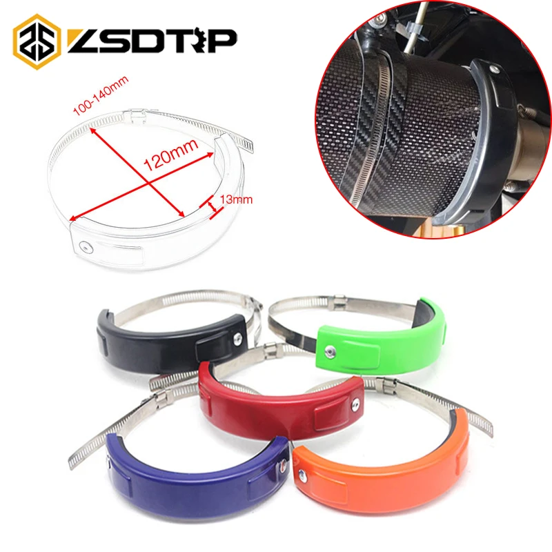 ZSDTRP Motorcycle Accessory Universal for 100-140mm Oval Exhaust Protector Clamp Can Cover For HONDA CB400F CB500F NC700 CB1100
ZSDTRP Motorcycle Accessory Universal for 100-140mm Oval Exhaust Protector Clamp Can Cover For HONDA CB400F CB500F NC700 CB1100