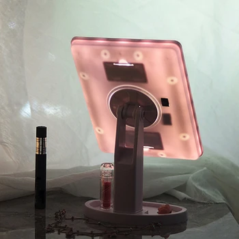 360 Degrees Rectangle Rotatable Makeup Mirror Adjustable 16/22Leds Lighted LED Touch Screen Portable Luminous Cosmetic Mirror 
360 Degrees Rectangle Rotatable Makeup Mirror Adjustable 16/22Leds Lighted LED Touch Screen Portable Luminous Cosmetic Mirror