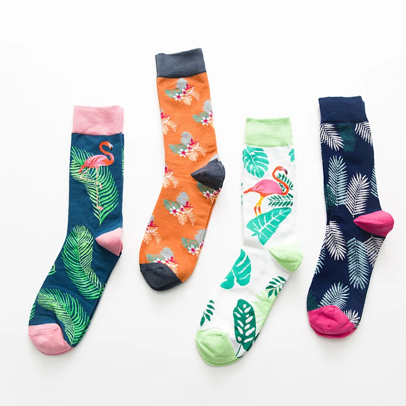 2018 New Design Fashion Women Men Cotton Happy Flamingos Printed Middle Socks Warm Colorful Soft Casual Socks
2018 New Design Fashion Women Men Cotton Happy Flamingos Printed Middle Socks Warm Colorful Soft Casual Socks