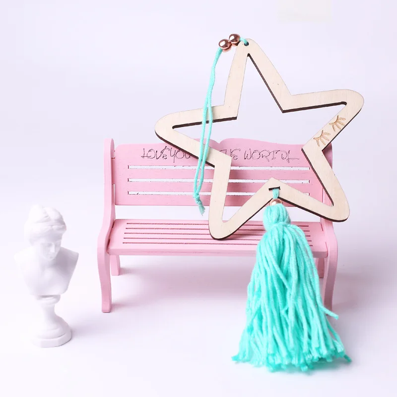 1PC Wooden Wind Chimes Star Fringed Home Decor Nordic Style Kids Decoration Ornament Banners Hanging Curtains Gifts JL 229
1PC Wooden Wind Chimes Star Fringed Home Decor Nordic Style Kids Decoration Ornament Banners Hanging Curtains Gifts JL 229