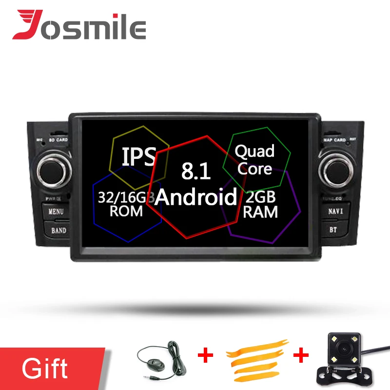 

Quad Core Android 9.0 Car Video DVD Player For Fiat/Grande/Punto/Linea 2007-2012 4G GPS Navi Mirror Link DVR TPMS OBD2 WIFI RDS