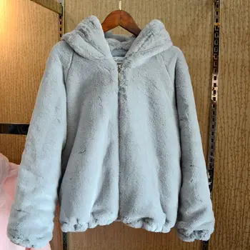 2017 autumn and winter imitation rabbit fur cute hooded ear female thick student fashion cute coat
2017 autumn and winter imitation rabbit fur cute hooded ear female thick student fashion cute coat