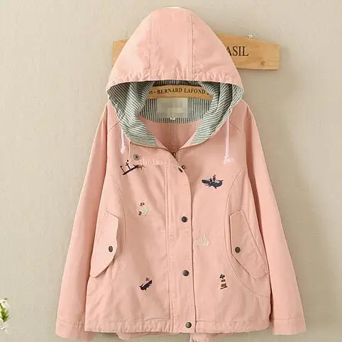 2018 Autumn New Women Jacket Japanese Style Mori Girl Cotton Embroidery Loose Hooded Long Sleeve Outerwear Female Coat DW705
2018 Autumn New Women Jacket Japanese Style Mori Girl Cotton Embroidery Loose Hooded Long Sleeve Outerwear Female Coat DW705