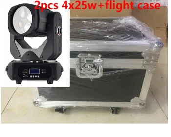 2pcs/lot with flight case LED Super Beam 4x25W LED moving head beam light for Bar effect led stage lighting DJ lamp
2pcs/lot with flight case LED Super Beam 4x25W LED moving head beam light for Bar effect led stage lighting DJ lamp