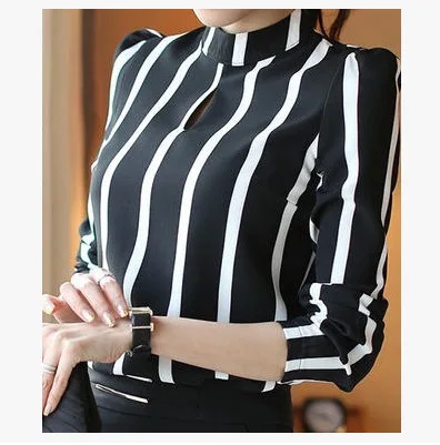 new large yards han edition female long sleeve chiffon dress black and white stripes coat render unlined upper garment
new large yards han edition female long sleeve chiffon dress black and white stripes coat render unlined upper garment
