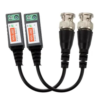 Wholesale 2 networks CAT 5 camera CCTV BNC coaxial passive video balun UTP transceiver adapter coaxial cable
Wholesale 2 networks CAT 5 camera CCTV BNC coaxial passive video balun UTP transceiver adapter coaxial cable