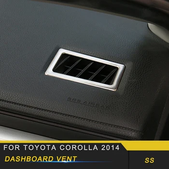 For Toyota Corolla 2014-2018 Car Styling Front Dashborad A C Air Vent Outlet Panel Frame Sticker Interior Accessories
For Toyota Corolla 2014-2018 Car Styling Front Dashborad A C Air Vent Outlet Panel Frame Sticker Interior Accessories
