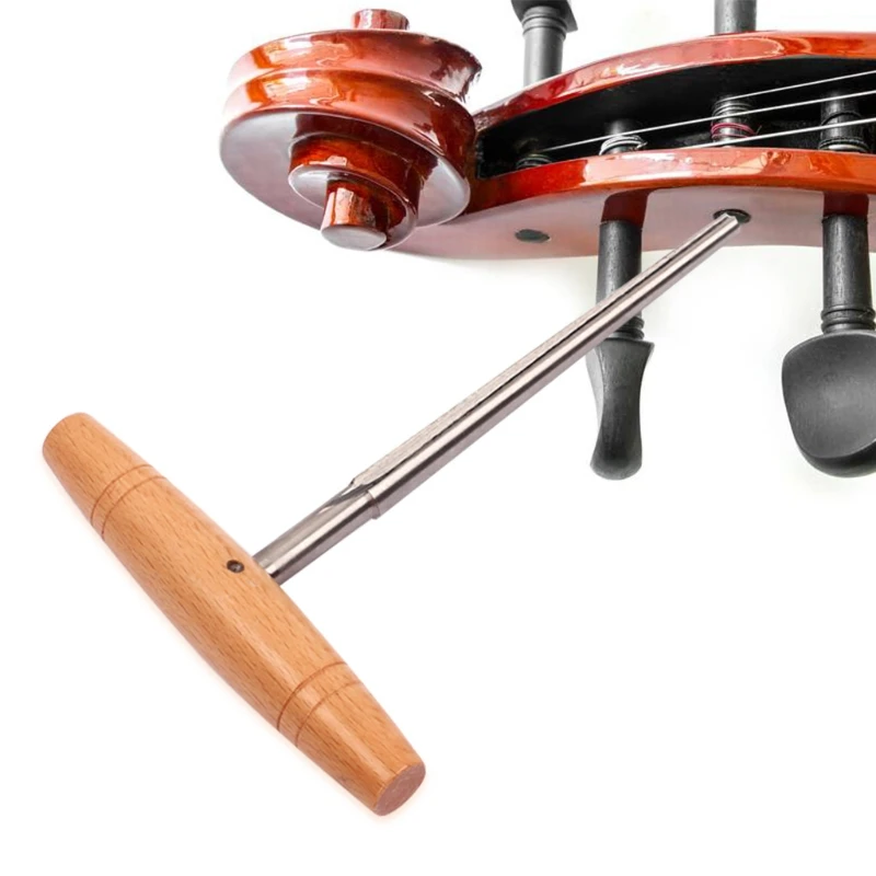 NEW Violin Peg Hole Reamer 1:30 Taper Wood Handle for 3/4 4/4 Violins Luthier Tool Violin Parts
NEW Violin Peg Hole Reamer 1:30 Taper Wood Handle for 3/4 4/4 Violins Luthier Tool Violin Parts