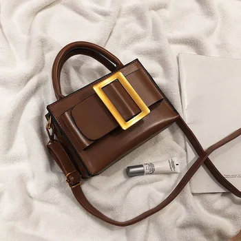 Designer Small Crossbody Bags With Belt Buckle Decoration Vintage Leather Handbags and Purses Female Shoulder Messenger Hand Bag
Designer Small Crossbody Bags With Belt Buckle Decoration Vintage Leather Handbags and Purses Female Shoulder Messenger Hand Bag
