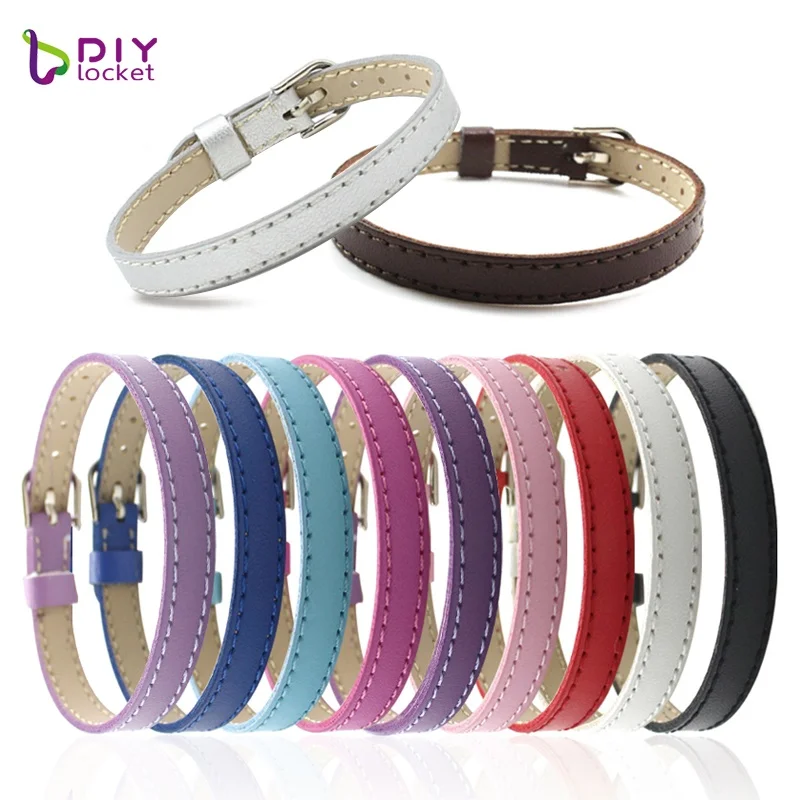 8MM PU Leather Wristband Bracelets " 10 color Choose " (20 pieces/lot) DIY Accessory Fit Slide Letter LSBR015*20
8MM PU Leather Wristband Bracelets " 10 color Choose " (20 pieces/lot) DIY Accessory Fit Slide Letter LSBR015*20