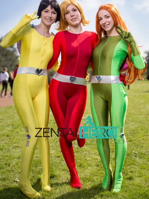 Totally Spies Cosplay Costumes Base Suit Lycra Spandex Superhero Zentai Catsuits Sexy Women/Lady/Girls/Female Bodysuit
Totally Spies Cosplay Costumes Base Suit Lycra Spandex Superhero Zentai Catsuits Sexy Women/Lady/Girls/Female Bodysuit